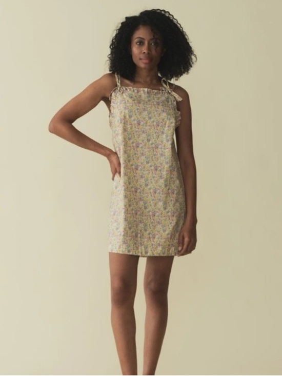 Doen Dresses & Skirts - Doen Dee Dress - Chrysanthemum Sky Floral